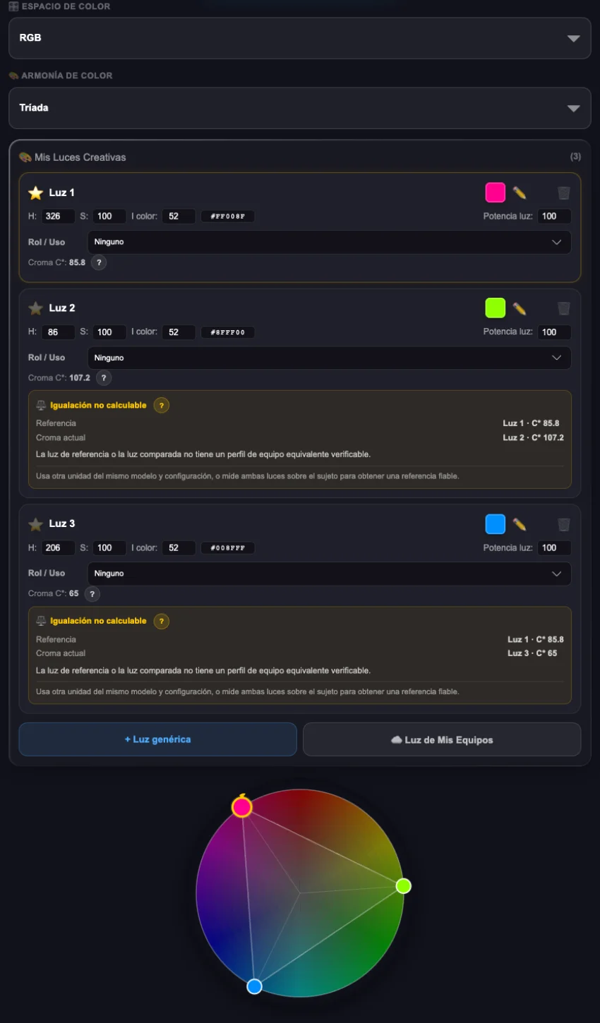 Color Creativo · armonía y valores cromáticos