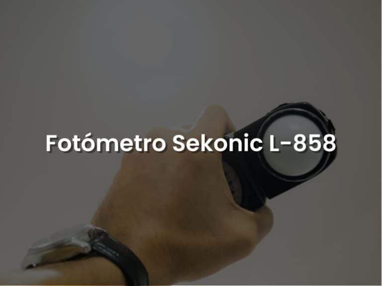 Curso Fotómetro Sekonic L-858